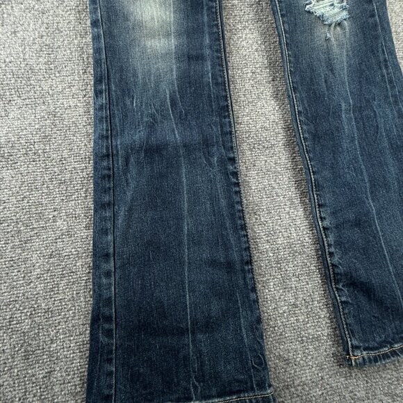 NWT American Eagle Jeans Women Kick Boot Cut Dark Wash Denim Stretch - Picture 5 of 16